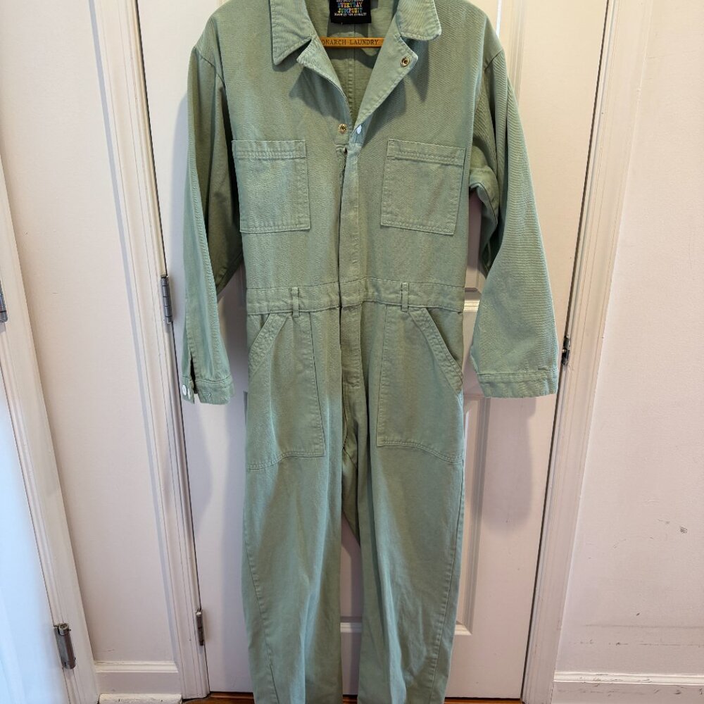 Big Bud Press Jumpsuit Long Sleeve Light Green Sage XL